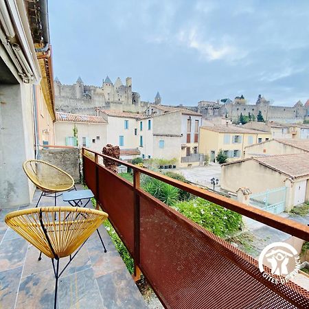 Loft Cocon Climatise - Imprenable Vue Sur Le Chateau Comtal カルカソンヌ エクステリア 写真